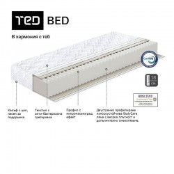 Двулицев матрак Silver Star 18см - TED